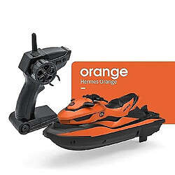 Universal RC Motorboat Boat de commande pour les piscines Lacs Start Toy Gift Kid (Orange)