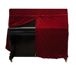 Avis Wewoo Housse de protection pour instrument en velours doré Pianocouverture complètetaille 150x60x110cm rouge