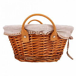 Lot de paniers Alexandra House Living Naturel osier Bois de saule 38 x 29 x 14 cm 34 x 16 x 44 cm 31,5 x 23,5 x 12 cm 3 Pièces pas cher