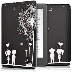 Power Direct Housse Kobo Nia Etui, Coque Support Nia - Noir Blanc Petit Couple Amour