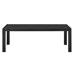 Helloshop26 Table basse extérieure en verre 100 x 50 x 35 cm noir 03_0004134