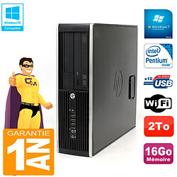 PC HP Compaq Pro 6200 SFF Intel G840 RAM 16Go 2To Graveur Wifi W7 - Occasion