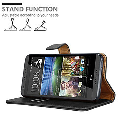 Acheter Cadorabo Coque HTC Desire 820 Etui en Noir