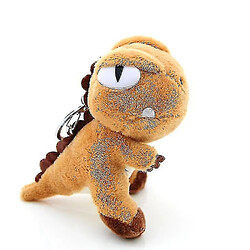 Universal Pendentif sac à dos clé de poupée en peluche dinosaure marron 2 pièces, jouet tyrannosaure AZ1161