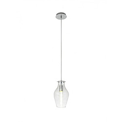 Acheter Luminaire Center Suspension design 1 ampoule Chrome poli