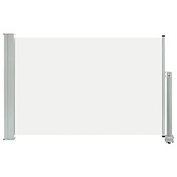 vidaXL Auvent latéral rétractable de patio 60x300 cm Crème