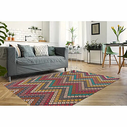 Acheter Paris Prix Tapis Tissé Imprimé Primavera Multicolore 80 x 150 cm