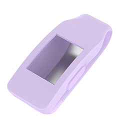 Wewoo Protection écran Étui de en silicone pour bouton Clip Smart Watch Fitbit Inspire / HR / Ace 2 Violet clair