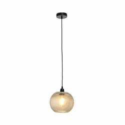 Acheter Paris Prix Lampe Suspension en Verre Saturne 23cm Marron