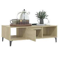 Acheter Maison Chic Tabls basse,Table Console pour salon Chêne sonoma 103,5x60x35 cm Aggloméré -MN81927