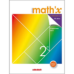 Math'x 2de : programme 2010 : grand format - Occasion