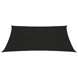 ComfortXL Voile D'ombrage 160 G/m² Noir 3,5x4,5 M Pehd