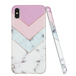 Avis Wewoo Coque Fashion Étui de protection en TPU pour iPhone XS Max couture tricolore