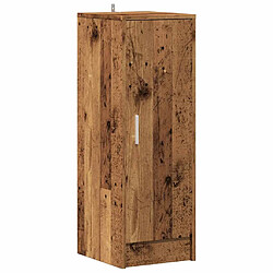 vidaXL Armoire à chaussures vieux bois 32x35x92 cm bois d'ingénierie