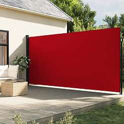 Maison Chic Auvent latéral rétractable | Store latéral | Brise-vue latéral rouge 220x600 cm -GKD47881