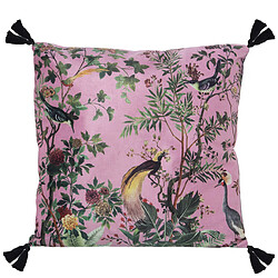 Coussin Alexandra House Living Rose Textile 45 x 45 cm