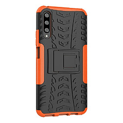 Wewoo Coque Renforcée Pour Huawei Honor 9X Pro Texture de pneu TPU + PC Antichoc avec support Orange