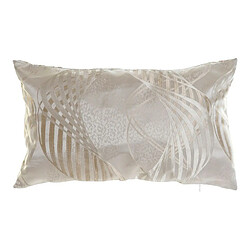 Coussin DKD Home Decor 8424001759347 Beige Polyester Aluminium Traditionnel