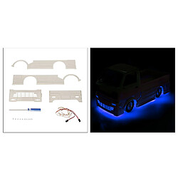 Encerclement De Carrosserie De Voiture RC Pour Pièces De Voiture De Dérive RC De Simulation WPL D12 4WD Avec Lumière Bleue pas cher