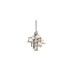 Elstead Lighting Chandelier City Lights H 60,3cm 7x40W Argent