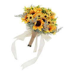 Bouquet Mariage Mariée fleur artificiel tournesol