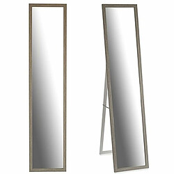 Gift Decor Miroir sur pied Gris Bois Verre 44 x 32,5 x 120 cm (6 Unités)