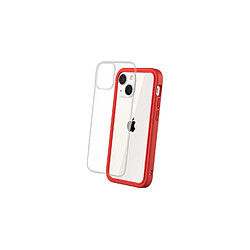 RhinoShield Coque Compatible avec [iPhone 13 Mini] Mod NX - Protection Fine Personnalisable avec Technologie Absorption des Chocs [sans BPA] - Rouge