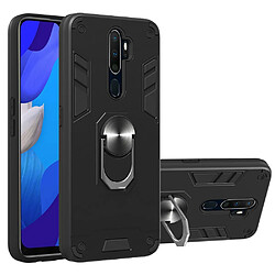 Coque en TPU hybride 2 en 1 amovible avec béquille noir pour votre OPPO A9 (2020)/A5 (2020)/A11/A11x