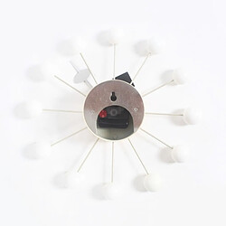 Wewoo Horloge murale blanc Fond élégant Minimalis boules circulaires bonbons Creative Décoration Ferris roue