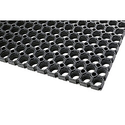 Tapis 100x150cm noir - m68 - ID MAT