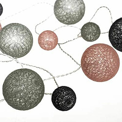 Guirlande Lumineuse Led 20 Boules 210cm Multicolore