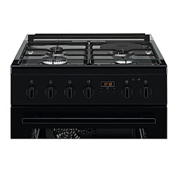 Cuisinière mixte ELECTROLUX LKM624211K 3 foyers gaz + 1