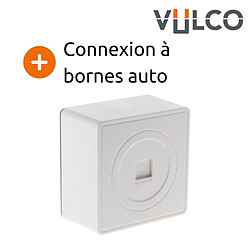 Avis Prise tel RJ45 en saillie blanc - gamme Vulco - Zenitech