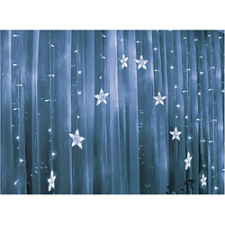 Rideau lumineux Moon in the Room ML49Z 16 glaçons 136 LED 3m étoiles blanc froid