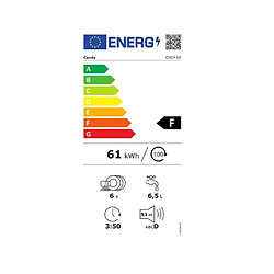 Lave-vaisselle compact 6 couverts 51db - cdcp6s - CANDY