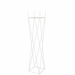 Paris Prix Cache-Pot en Métal Support Croix 145cm Blanc