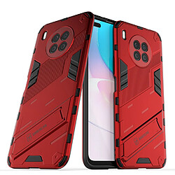 Coque en TPU antichoc, hybride avec béquille rouge pour votre Huawei nova 8i (Global Version)