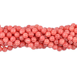 argent naturel rhodochrosite perles rondes en vrac fabrication de bijoux de jade 8mm