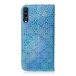 Avis Wewoo Housse Coque Pour Galaxy A70 couleur unie boucle magnétique coloré horizontale étui en cuir PU avec titulaire et fentes cartes et portefeuille et lanière bleu