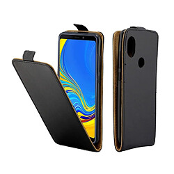 Wewoo Housse Coque Etui en cuir de type TPU à rabat vertical Business Style pour Galaxy A9 (2018), avec fente pour carte (Noir)