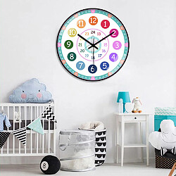 horloge murale enfants salle de classe chambres salon