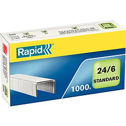 Rapid Agrafes Standard 24/6, galvanisé ()