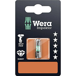 Embout 867/1 Impaktor série 1 entraînement 1/4 Torx TX30x25mm WERA WERK 05073926001