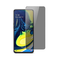 Film De Verre Anti-Espion Phonecare Pour Samsung Galaxy A80 - Transparent/Noir