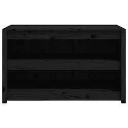 Avis vidaXL Armoire de cuisine d'extérieur noir 106x55x64cm bois pin massif