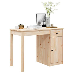 Avis vidaXL Bureau 100x50x75 cm Bois massif de pin