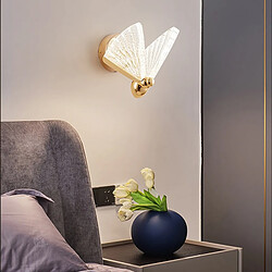 Universal 5W LED papillon lampe murale de chevet chambre de chevet arrière-plan de fond d'éclairage lampe décoration murale intérieur