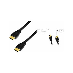 LogiLink Câble HDMI 2.0, fiche mâle A - mâle A, 3,0 m ()