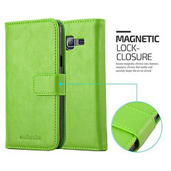 Avis Cadorabo Coque Samsung Galaxy J3 2016 Etui en Vert