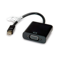 VALUE Adaptateur Mini DisplayPort VGA - Mini DP mâle - VGA Femelle - Actif - avec Une résolution allant jusqu'à 1920 x 1080/1920 x 1200 @ 60 Hz